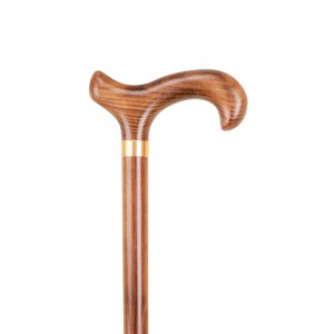 Charles Buyers Flame Scorched Derby (Collar) Walking Stick