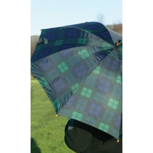 Charles Buyers Umbrella Crook Green Tartan