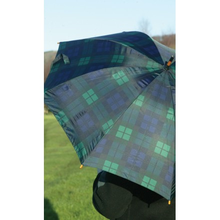 Charles Buyers Umbrella Crook Green Tartan