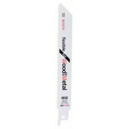 Bosch Sabre saw blade S922 HF Flexible for Wood & Metal