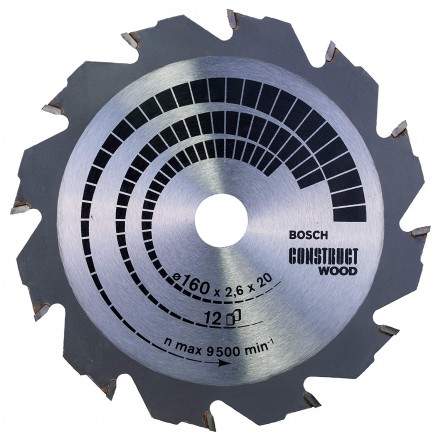 Bosch Circular Saw Wood 160X20/16X12