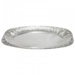 Caroline Silver Foil Platter 17" Pack of 3