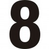 Centurion Self Adhesive Black Vinyl Numbers