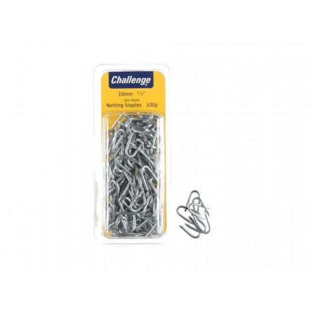 Challenge Netting Staples Zinc Plated 100g