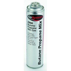 GoSystem Butane/Propane (70:30) Mix Gas Cartridge 350g