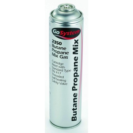 GoSystem Butane/Propane (70:30) Mix Gas Cartridge 350g