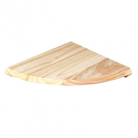 Core Products Natural Wood Corner Shelf Kit Pine 380mm