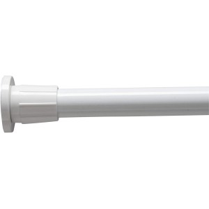 Croydex Telescopic Shower Curtain Rod Extends from 1060mm to 1830mm