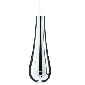 Croydex Teardrop Light Pull Chrome