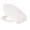 Croydex Toilet Seat Anti Bacterial Polypropylene Soft Close White