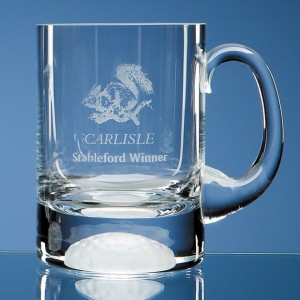 Crystal Galleries 1pt Handmade Golf Ball Base Tankard