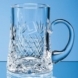 Crystal Galleries 0.3ltr Lead Crystal Panel Tankard