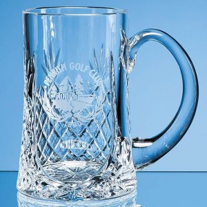 Crystal Galleries 0.57ltr Lead Crystal Panel Tankard