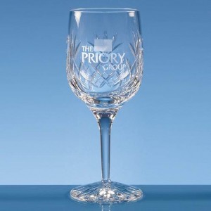 Crystal Galleries 280ml Blenheim Lead Crystal Panel Goblet