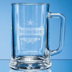 Crystal Galleries 0.7L Straight Sided Beer Tankard