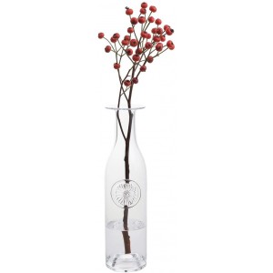 Dartington Gerbera Large Clear Crystal Bottle Vase