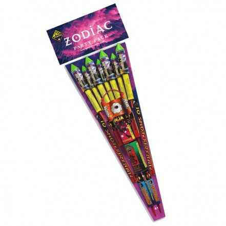 Diamond Fireworks Zodiac Party Pack of 16