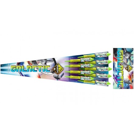 Diamond Fireworks Galactic Rocket Pack of 9