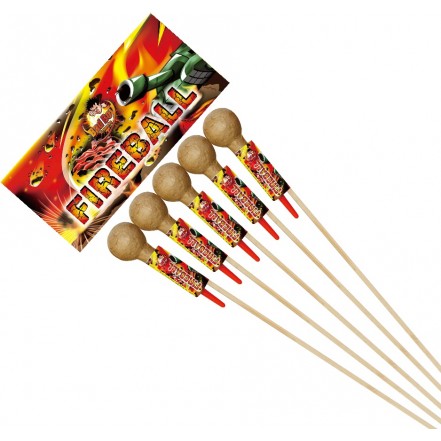 Bad Boy Fireball Rocket Pack of 5