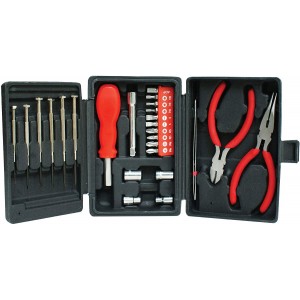 Amtech Tool Kit 3 Fold in Case 25 Pieces