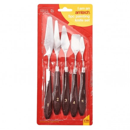 Amtech 5-Piece Painting Knife Set