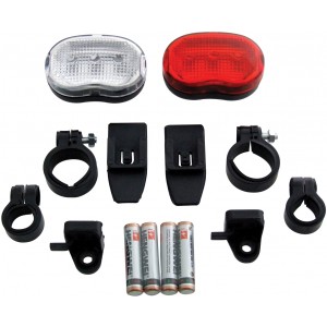 Amtech 2pc Bicycle Flash Light Set