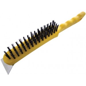 Amtech Wire Brush & Scraper