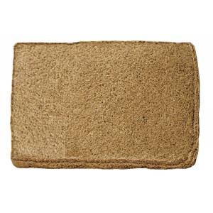 William Armes Melford Hand Woven Doormat Natural Coir - 60 x 35cm