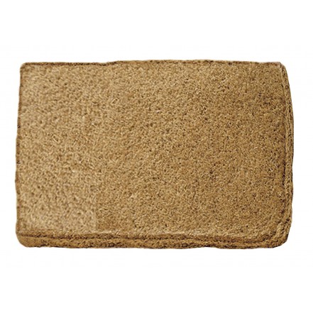 William Armes Melford Hand Woven Doormat Natural Coir - 60 x 35cm