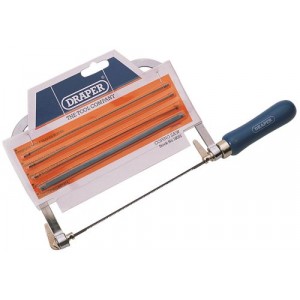 Draper Coping Saw Frame With 5 Blades