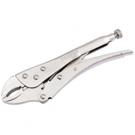 Draper 225mm Curved Jaw Self Grip Pliers