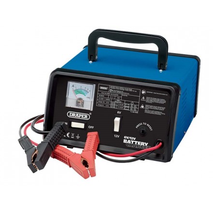 Draper 6-12V 5.6A Battery Charger