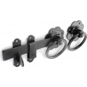 Securit Ring Gate Latch Black 150mm