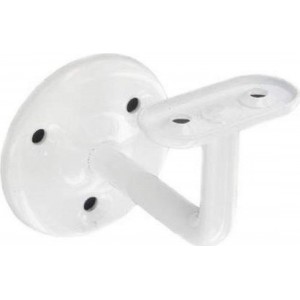 Securit Handrail Bracket 63mm White