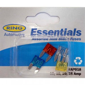 Ring Assorted Mini Blade Fuse