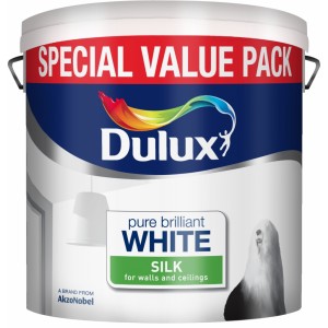Dulux Silk Emulsion Pure Brilliant White 6 Litre