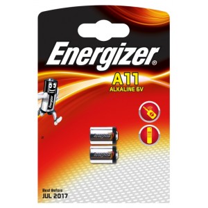Eveready Energizer A11/E11A Alkaline Card