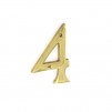 Securit Brass Numeral  75mm