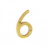 Securit Brass Numeral  75mm