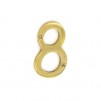 Securit Brass Numeral  75mm