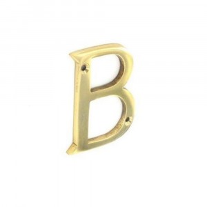 Securit Brass Letter 75mm B