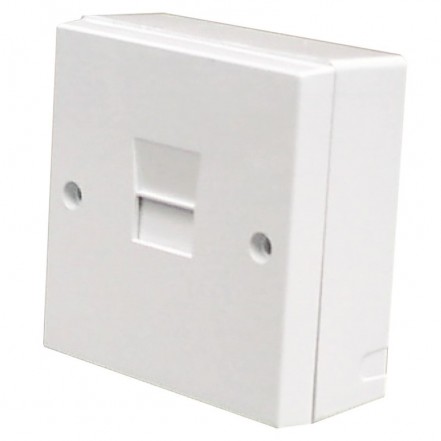 Jegs Telephone Slave Socket Box Surface Mounted