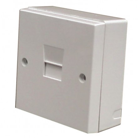 Dencon Telephone Master Socket Box Surface Mounted