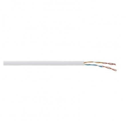 2-Pair 4 Core Telephone Cable White