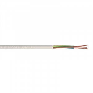 Jegs Cable Round White 0.5mm 3-Core