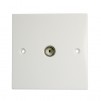 Jegs Flush Co-Axial Outlet White