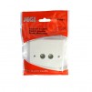 Jegs Flush Co-Axial Outlet White