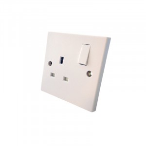 Jegs Flush Switched Socket 1-Gang