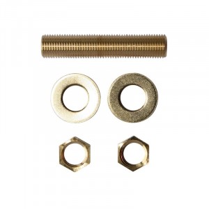 Jegs 50mm Allthread & 2 Lock Nuts