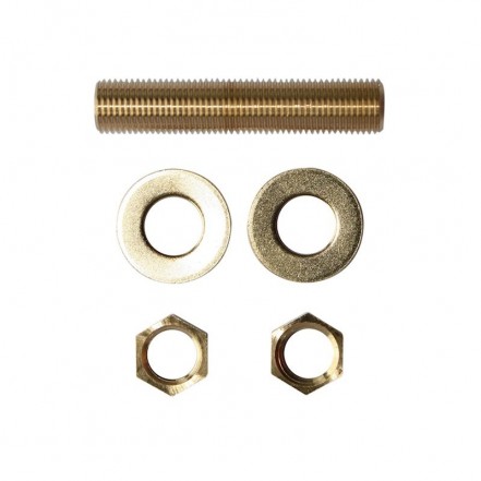 Jegs 50mm Allthread & 2 Lock Nuts